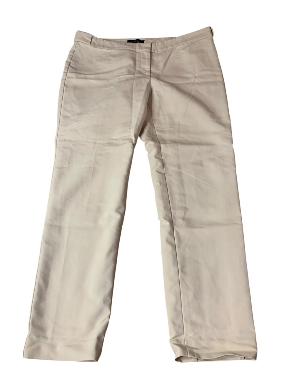 Ann Taylor Petite Beige Trousers Size 10P – Cotton Blend Stretch Dress Pants